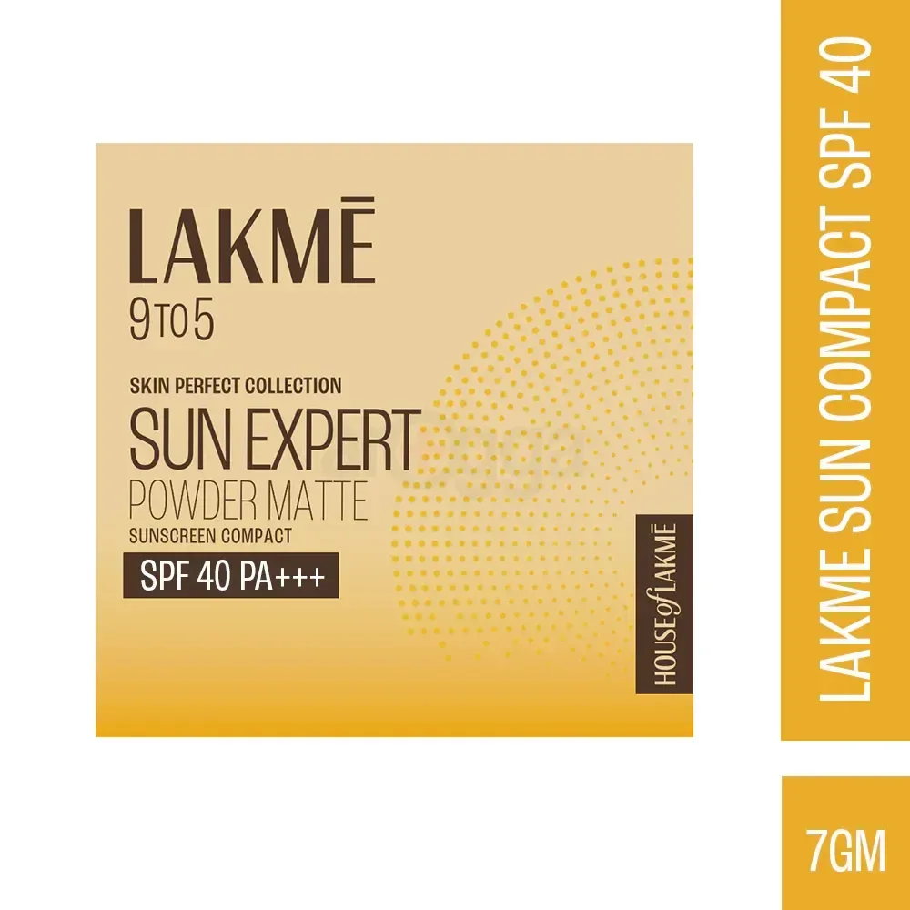 Lakme 9 to 5 Sun Expert Powder Matte SPF40 PA+++ Compact