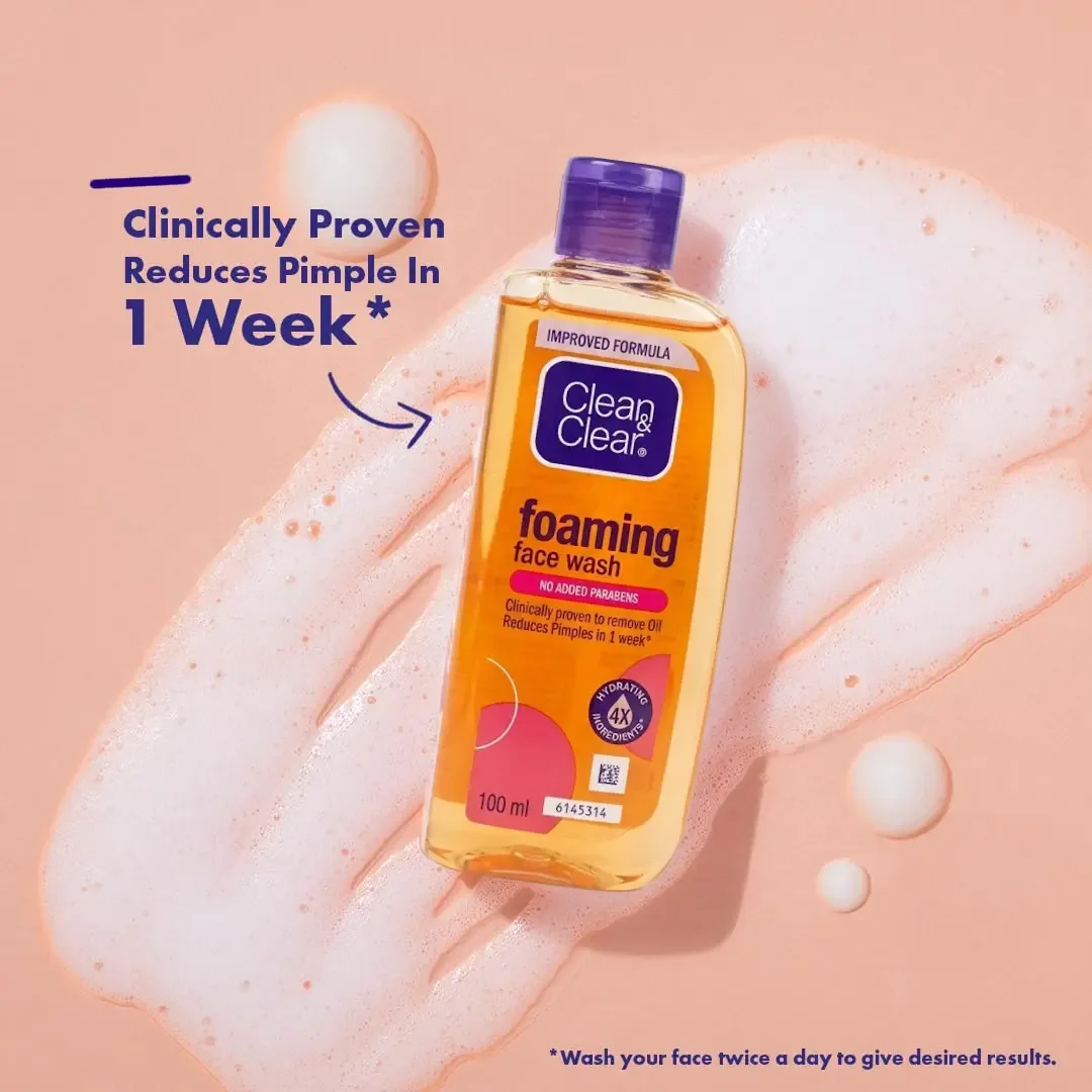 Clean & Clear Foaming Face Wash 100ml