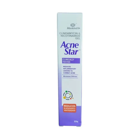 Acne Star Clindamycin & Nicotinamide Gel 22g