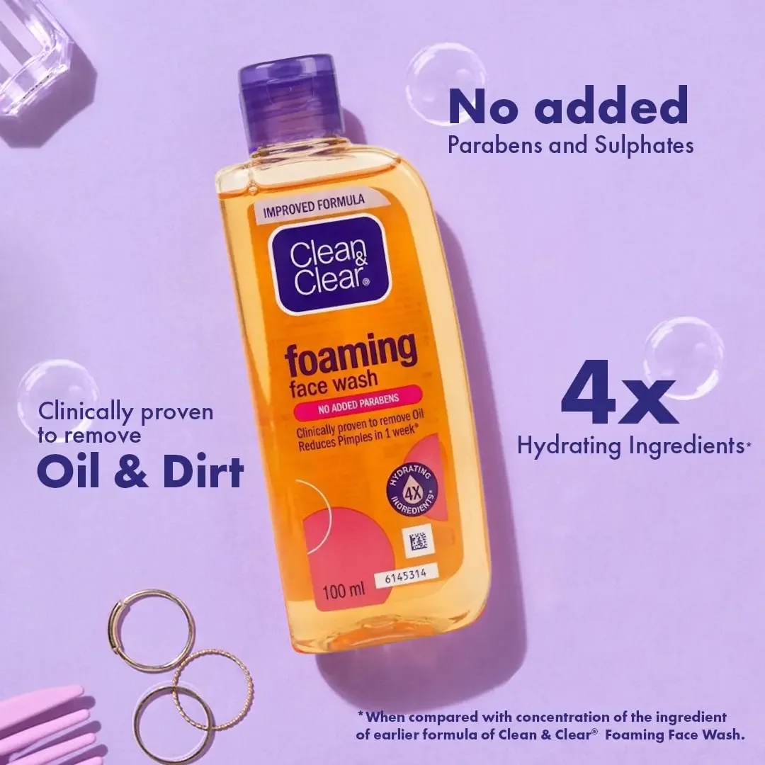 Clean & Clear Foaming Face Wash 100ml